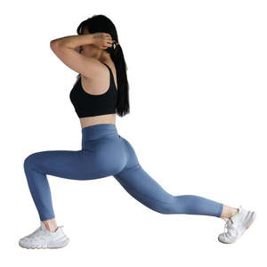 Women Stylish Seamless Workout Pants <b>with</b> Custom Logo High Quality <b>Leggings</b> for Fitness and Casual Wear - Product Image 3