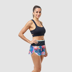 Shorts Deportivos de Cintura Alta para Mujer, Estilo Biker, Sin Costuras, Efecto Push-Up, para Yoga, Fitness, Running, con Logotipo Personalizado, Secado Rápido, Venta al Por Mayor, MOQ Bajo - Product Image 1