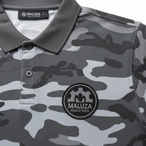 Vente en gros fabricant : Haut de golf d'été respirant pour homme en toile de polyester et coton unie, personnalisable avec impression de logo de marque - Product Image 4