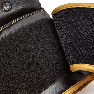 Guantes de Boxeo Profesionales Personalizados para Deportes, de Cuero PU, con Absorción de Humedad, Cierre de Gancho y Bucle, Unisex, Talla Grande - Product Image 6