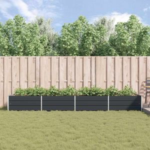 กระถางดอกไม้และกระถางปลูกต้นไม้เหล็กชุบสังกะสีสีแอนทราไซต์ ขนาด 195 x 100 x 45 ซม. ประเภทสินค้า - Product Image 4