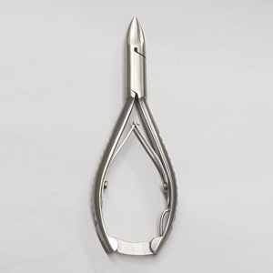 Pince à ongles incarnés professionnelle à double ressort avec verrou arrière, en acier inoxydable de haute qualité, mâchoire de 15,0 mm, lame plate, pointe affûtée, durable - Product Image 1