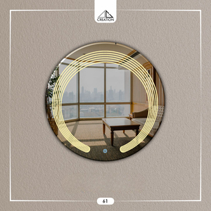 Espejo LED de Diseño Láser de Calidad Premium, con Cambio de Color, sin Marco, para Montar en la Pared, Decoración Artística, Ecológico y Ligero - Product Image 6