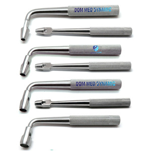 Dom Med Dynamics Dental Surgical Tissue <b>Punch</b> <b>Set</b> 7-Piece Manual CE Certified Stainless Steel Implant Instrument Kit (Straight - Product Image 1