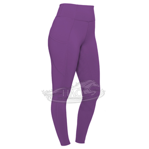 Leggings de equitación de cintura alta con silicona para mujer, pantalones de montar a caballo, ropa ecuestre completa - Product Image 1