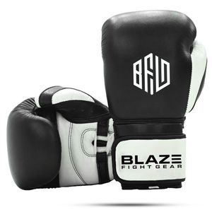 OEM Genuine Leather Boxing Gloves for Sparring Training Kickboxing Muay Thai MMA Bag work with <b>Velcro</b> <b>Strap</b> & Lace up Closure - Product Image 3