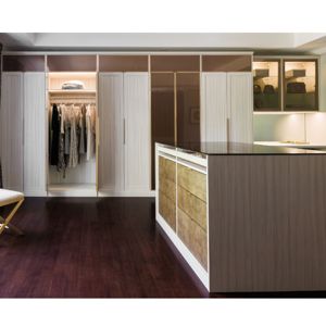 Armario Modular Moderno Europeo Personalizado JY Project, Armario de MDF RTA para Dormitorio, Hotel, Villa, Muebles de Madera - Product Image 4