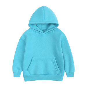 Sudadera Deportiva Lisa para Niños al por Mayor, Sudadera con Capucha 100% Algodón para Niños y Niñas, Sudadera Cómoda y Transpirable para Niños - Product Image 4