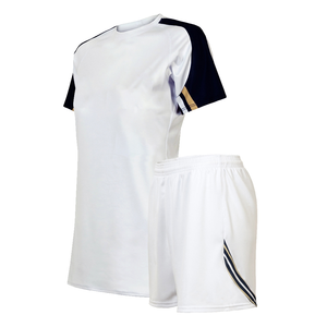 Maillots de football en mesh prêts à être expédiés, ensembles de maillots de foot pour entraînement d'équipe, shorts athlétiques à séchage rapide, logo personnalisé - Product Image 3