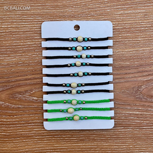 2024ของขวัญสำหรับผู้หญิงกำไลข้อมือลูกปัดหลากสีงานแฮนด์เมดใหม่ - Product Image 3