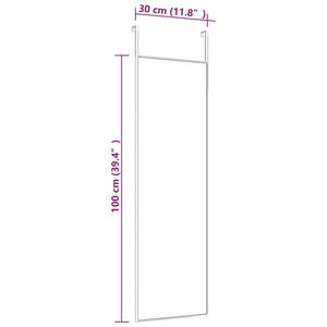 Espejo Minimalista con Marco de Aluminio Negro y Puerta de Vidrio, Estilo Decorativo Mediano - Product Image 4