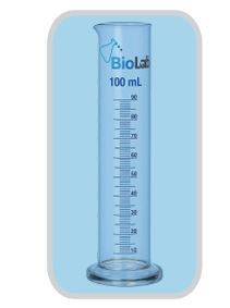 กระบอกตวงแก้วโบโรซิลิเกต BIOLAB สำหรับห้องปฏิบัติการ ขนาด 10 มล.-2000 มล. ความละเอียดการวัด 0.1-0.5 มล. อายุการใช้งาน 3 ปี - Product Image 3