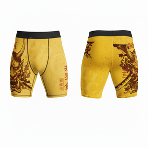 Breathable Quick Dry MMA Fitness Running Tight Fitted Customized Size Training All Season Customized Design Compression Shorts - Product Image 4