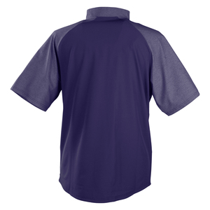 เสื้อแจ็คเก็ตแขนสั้นสำหรับผู้ใหญ่ |   เสื้อแจ็คเก็ตเบสบอล ผ้าแห้งเร็ว ยืดหยุ่นได้ แขนสั้น สำหรับตีลูกเบสบอลในสนามซ้อม พร้อมบริการ OEM ODM - Product Image 2
