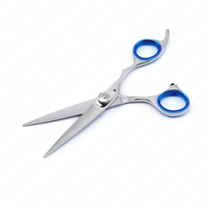 Ciseaux de coiffure professionnels avec logo personnalisé, revêtement en titane, acier inoxydable, ciseaux de barbier avec étui en PU - Product Image 4