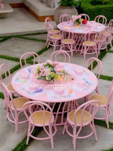Silla Infantil de Ratán Hecha a Mano en Vietnam para Alquiler en Fiestas de Cumpleaños, Muebles de Lujo para Eventos Infantiles, Venta al Por Mayor de Fábrica - Product Image 2