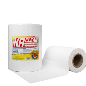 Paños de Limpieza Industriales OEM ODM, Toallitas Blancas para Cuartos Limpios 30x30cm, Rollo de 320 Hojas, Alta Absorbencia, Toallitas para Máquinas, Fábrica en Vietnam - Product Image 1