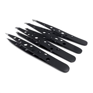 Pince à épiler professionnelle en acier inoxydable KAAMIR INSTRUMENTS, pointe fine, légère, écologique, outil de beauté de luxe - Product Image 4