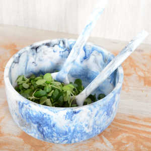 Premium Polished Resin Salad Server Set – Western Style <b>Serving</b> <b>Spoons</b> for Events, Parties & Home Use - Product Image 2