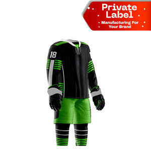 Tenue de hockey sur glace de haute qualité à prix abordable, ensemble d'entraînement pour équipe, vente chaude, prix d'usine, modèle vierge - Product Image 1