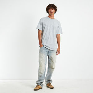 Camiseta de alta calidad de 270 g/m², cuello caído, 100 % algodón, gruesa, extragrande, personalizable para hombre. - Product Image 4