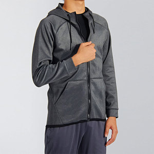 เสื้อฮู้ดซิปผู้ชาย OEM ODM แบบสั่งทำลวดลายได้ คุณภาพดีที่สุด เสื้อฮู้ดแขนยาวแบบซิปเต็มตัว สำหรับฤดูหนาว - Product Image 6