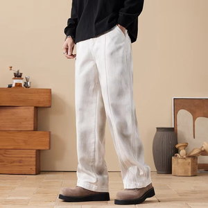 Jean en denim baggy pour homme grande taille, résistant, avec poches cargo, pour la moto - Product Image 3