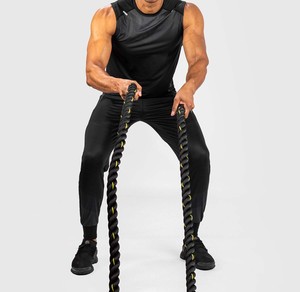 Débardeur de sport d'été sans manches pour homme, coupe courte, en coton/fibre de bambou, séchage rapide, antibactérien, respirant, style stringer - Product Image 5
