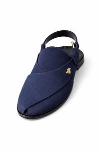 New Design LEATHER STUDIO Peshawari Chappal Sandals Rubber+Leather Handmade Light Weight Peep Toe Cross-Strap Buckle Strap All - Product Image 5