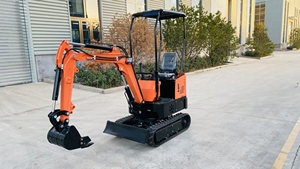 Excavatrice NT10 d'occasion à chenilles rétractables, 1 tonne, largeur réglable, châssis extensible d'occasion - Product Image 2