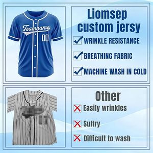 Custom Baseball Jersey, Custom Jersey Baseball Name, Number Logo, Baseball Jersey Customize for Men Women Youth - Product Image 4
