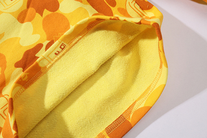 Men's Customizable Breathable Yellow Camouflage Print Board <b>Shorts</b> Mid Waist Quick Dry Casual Swimwear - Product Image 5