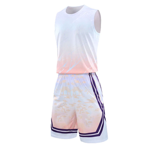 Nouvelle tenue de basket-ball design, 100% polyester, haute qualité et très vendue, pour hommes. - Product Image 1