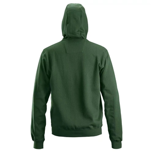 Sweat-shirts à capuche unisexes personnalisés avec fermeture éclair, 100 % coton épais, coupe oversize, épaules tombantes, grandes tailles – pour hommes et femmes en automne - Product Image 4