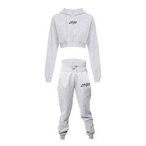 เสื้อครอปท็อปผู้หญิงสำหรับฤดูหนาว ผ้าฝ้ายฟลีซ 100% ระบายอากาศได้ดี คอตั้ง ซิปหน้า กระเป๋าข้างเต็มตัว รับสกรีนโลโก้ - Product Image 5