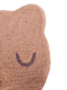 Tapis de bain rond en coton personnalisé, moderne, écologique, antidérapant, à motifs d'animaux de dessin animé, pour la maison ou l'hôtel - Product Image 2