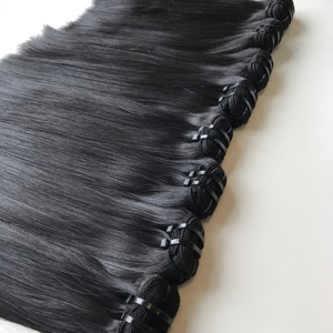 Extensions de cheveux humains vierges vietnamiens Cuticule aligné Os droit Couleur naturelle Double trame Expédition rapide - Product Image 1
