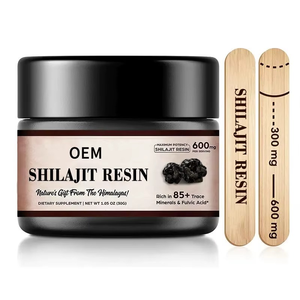 Private Label Pure Himalayan <b>Shilajit</b> <b>Resin</b> 600 mg with 82% Fulvic Acid Energy & Immune Support for Men and Women from India - Product Image 6