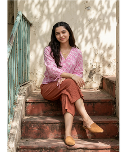 Top Informal de Algodón para Mujer, Manga Corta, Tejido Suave, Transpirable, Ligero, Ropa Cómoda para Uso Diario, Proveedor de Ropa - Product Image 1