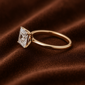Princess Cut Lab Grown Diamond Engagement <b>Ring</b> for Women in 14K 18K Solid Gold IGI Certified <b>Solitaire</b> Diamond <b>Ring</b> Wholesale - Product Image 2