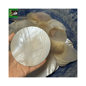 Assiette en nacre naturelle pour caviar, assiette de service en nacre faite à la main, vaisselle de luxe de haute qualité pour hôtels et restaurants - Product Image 3