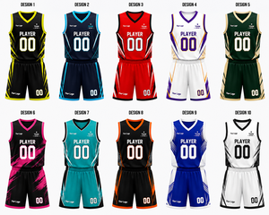 Ensemble de maillots de basket personnalisés Team Victory, sublimés, respirants, anti-transpiration, 100% polyester, courts, été, unisexe, adulte - Product Image 6
