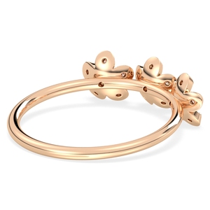 Bagues de fiançailles en or massif 14 carats avec moissanite, design original REYES, pour femmes, bijoux fins de luxe certifiés GRA pour femmes - Product Image 4