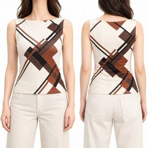 Débardeurs Minimalistes Noirs Onyx en Coton Spandex, Doux au Toucher, Anti-Boulochage, Col Rond, Sans Manches – Meilleures Ventes - Product Image 5