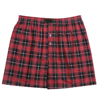 Boxer pour homme personnalisé en charbon de bois, motif à petits pois, coupe ample et décontractée, fermeture boutonnée, taille élastique, respirant, séchage rapide