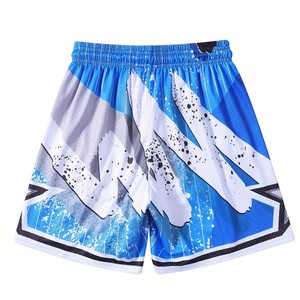 Pantalones Cortos de Malla Oversize Transpirables de Secado Rápido 2 en 1 para Correr, Casuales, Estilo Urbano, Ropa de Verano, Ecológicos - Product Image 2