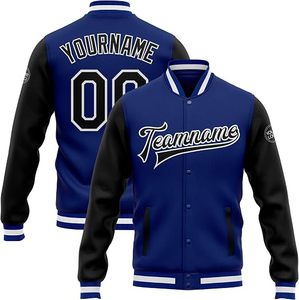 เสื้อแจ็คเก็ตเบสบอลทรง Letterman คุณภาพพรีเมียมของ Altr Brothers สำหรับโรงเรียน วิทยาลัย หรือทีมกีฬา รุ่น HIGH STREET สำหรับฤดูหนาว สีม่วงขาว แบบ unisex - Product Image 2