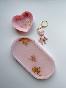 Handmade Resin Organizer <b>Tray</b> For Coffee <b>Table</b> Decoration And Stylish Home Accessories Organization Purpose - Product Image 2