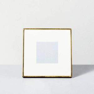 <b>Gold</b> Metal Rectangle Photo <b>Frame</b> Horizontal Floating Design Decorative Picture Holder Home Livingroom Wedding Gift Use Photo - Product Image 4