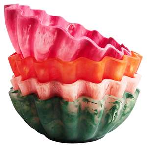 Support à fruits et gâteaux en résine fait main, nouvelle tendance, poli à la main - décoration d'intérieur tendance - Product Image 3